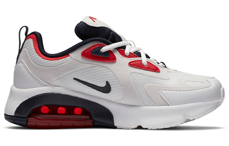 (GS) Nike Air Max 200 'Summit White University Red' AT5627-105