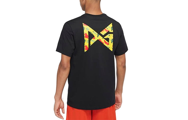 Men's Nike Funny Printing Short Sleeve Black T-Shirt DD8472-010