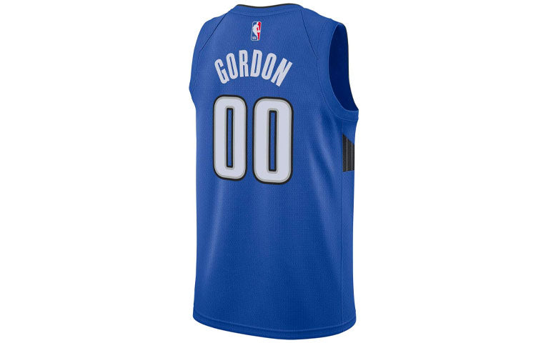 Nike NBA Statement Swingman SW Fan Edition Orlando Magic Sports Basketball Jersey/Vest Blue AT9811-481