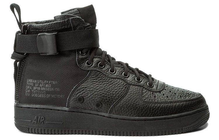 Nike SF Air Force 1 Mid 'Triple Black' 917753-005