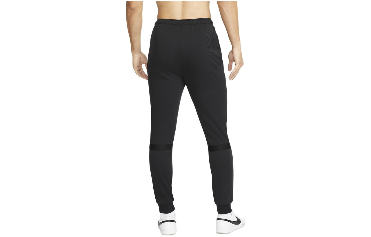 Nike Dri-FIT Barcelona Solid Color Quick Dry Knit Lacing Soccer/Football Sports Pants Black DB7873-014