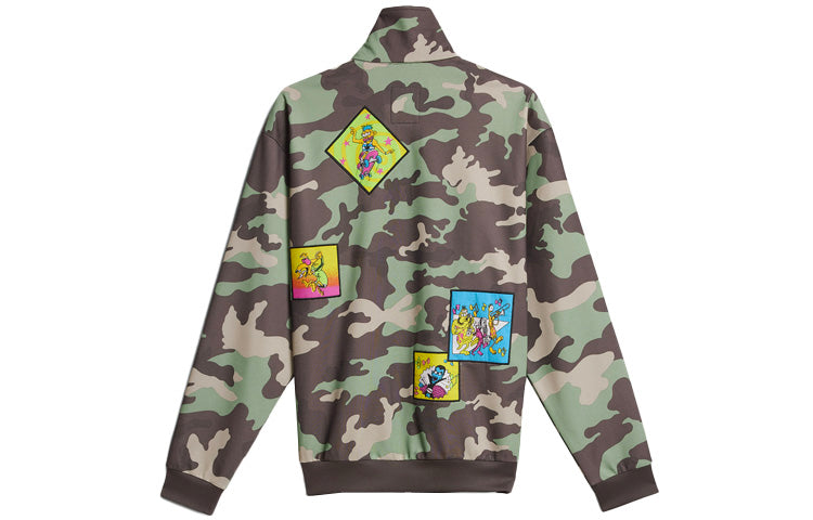 Men's adidas originals x JEREMY SCOTT Crossover Side Camouflage Sports Jacket Multi-Color H53369
