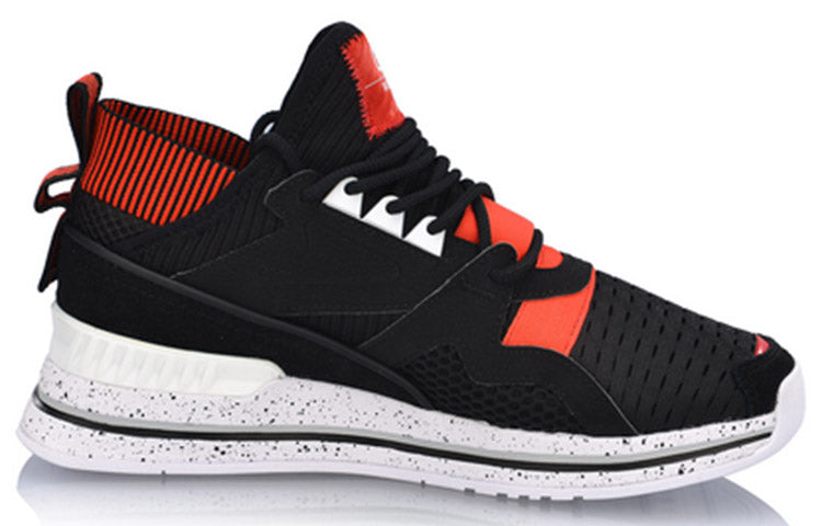 (WMNS) Li-Ning 001 T1000 No Boundry Mid 'Black Red' AGLP012-1