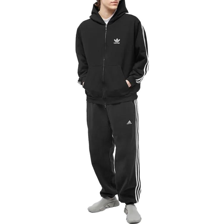 Balenciaga x adidas Sweatpants 'Black White' 723912TNVP11070