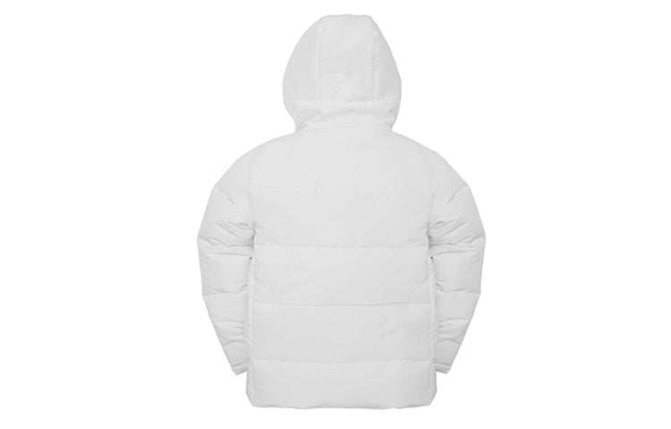 New Balance Warm Down Jacket 'White Black' AMJ04359-MUN