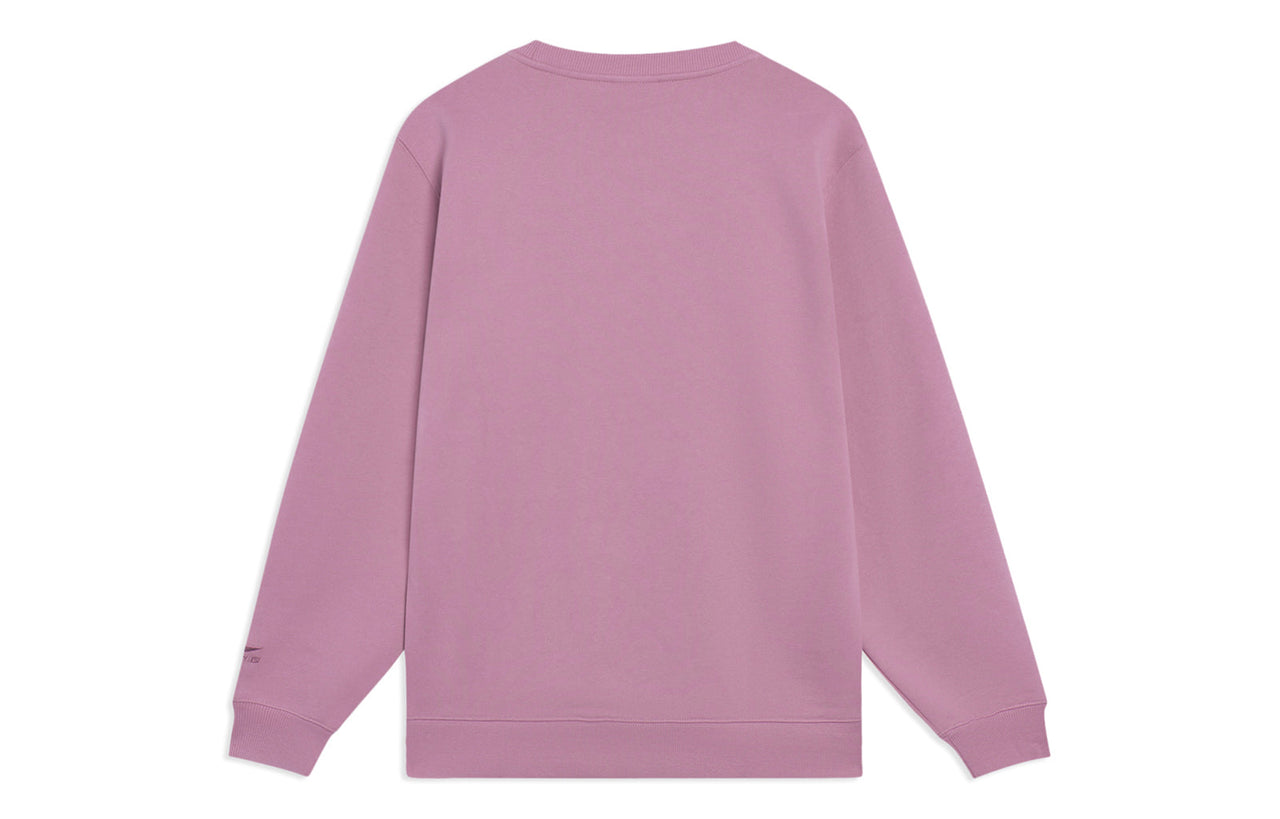 Li-Ning Lifestyle Crew Neck Pullover 'Pink' AWDT073-9