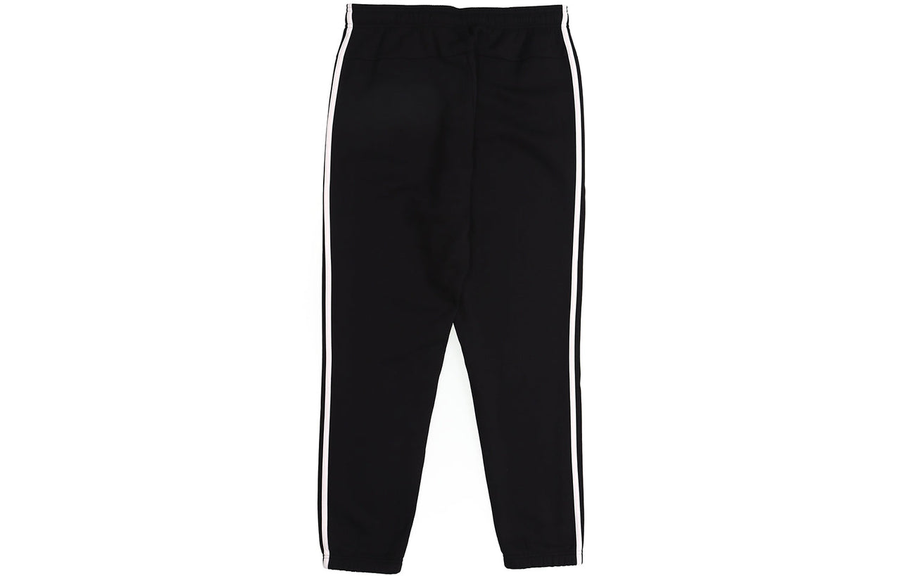 adidas E 3S T PNT FL Fleece Lined Loose Long Pants Asia Sizing 'Black' DQ3093