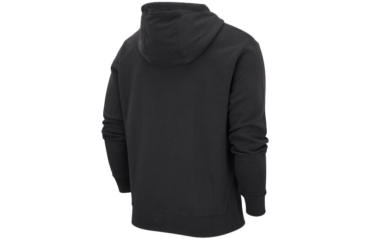 Men's Nike Casual Alphabet Logo Printing Fleece Black DM1237-010