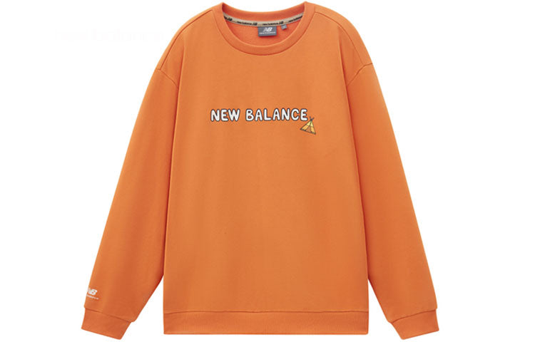 New Balance x JHI Casual Printing Graphic Sweatshirt 'Orange' NCA89053-ORG