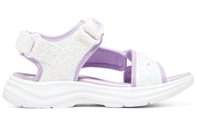 (GS) Skechers Glimmer Kicks 'White Purple' 302965L-WLV