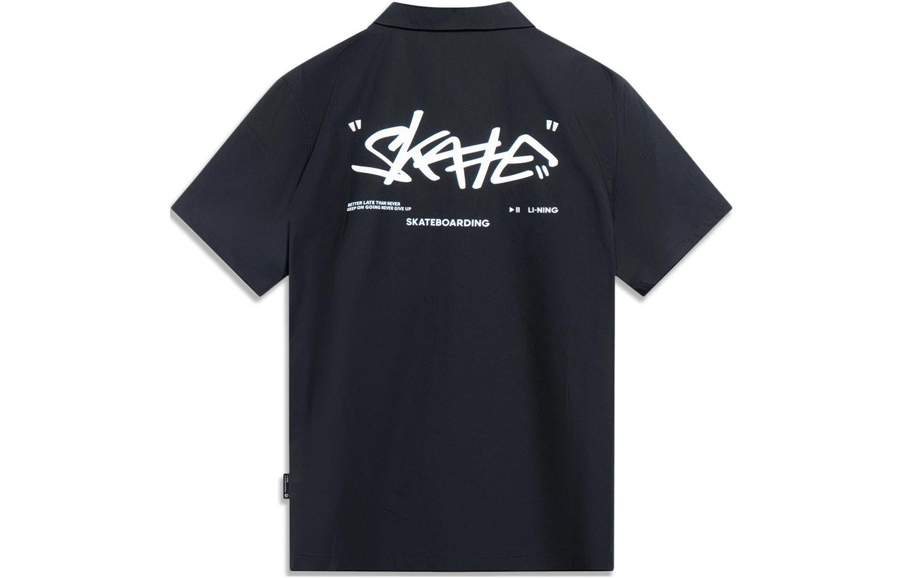 Li-Ning x Disney Oswald Graphic Shirt 'Black' ASHT207-1