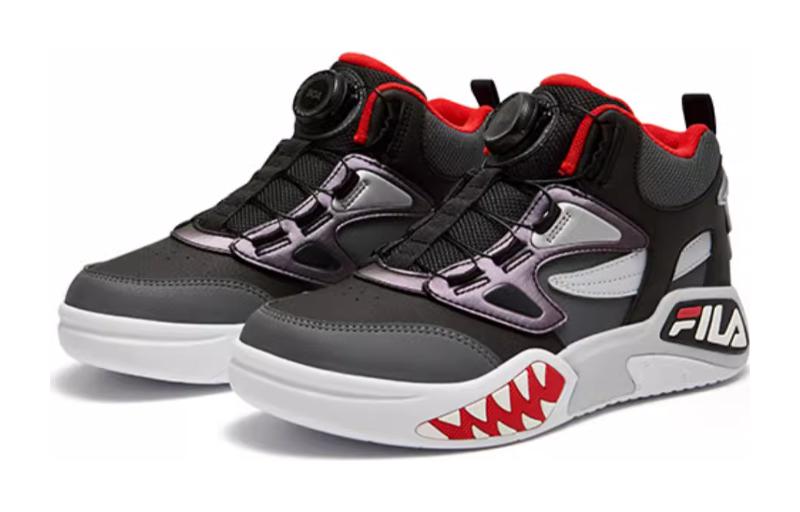 (GS) FILA BOA Sportswear Sneakers 'Black Grey Red' K15B341305FBD