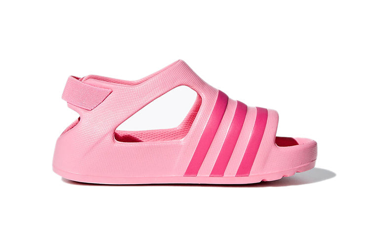 (TD) adidas originals Adilette Play I Cozy Non-Slip Sports Pink Sandals CG6598