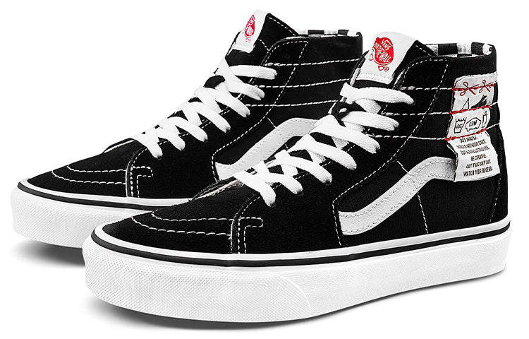 Vans Ua SK8-HI Tapered High Top Casual Canvas Skate Shoes Unisex DIY Black VN0A4U16U7B