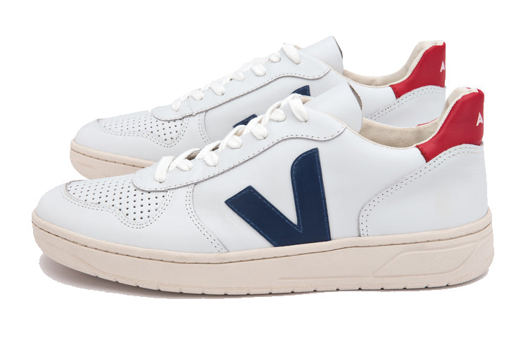 Veja V-10 Lace-Up 'White Nautico Pekin' VX021267