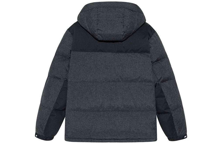 New Balance Hooded Warm Jacket 'Grey Black' NPA43141-BK