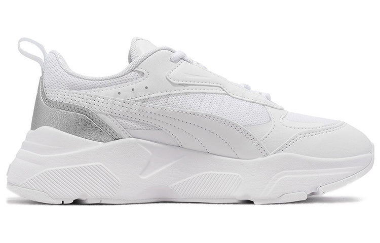 (WMNS) PUMA Cassia 'Distressed - White Silver' 387645-02
