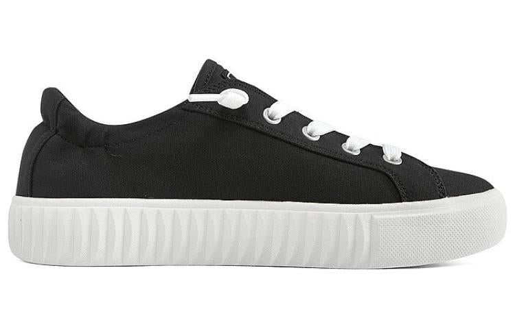 (WMNS) Skechers Royal Kiss 'Black White' 114390-BLK