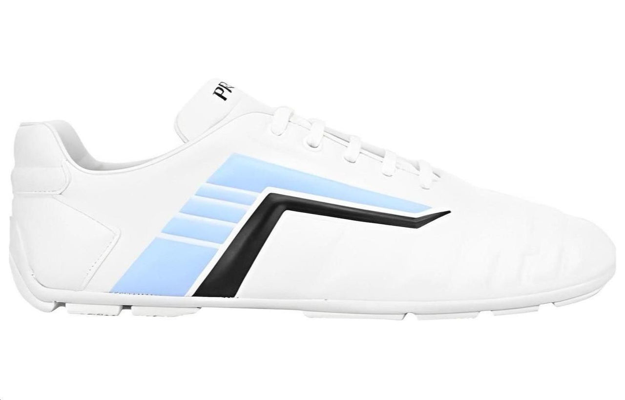 (WMNS) PRADA Rev Lace-Up Sneakers 'White Blue' 1E505M_A21_FD010