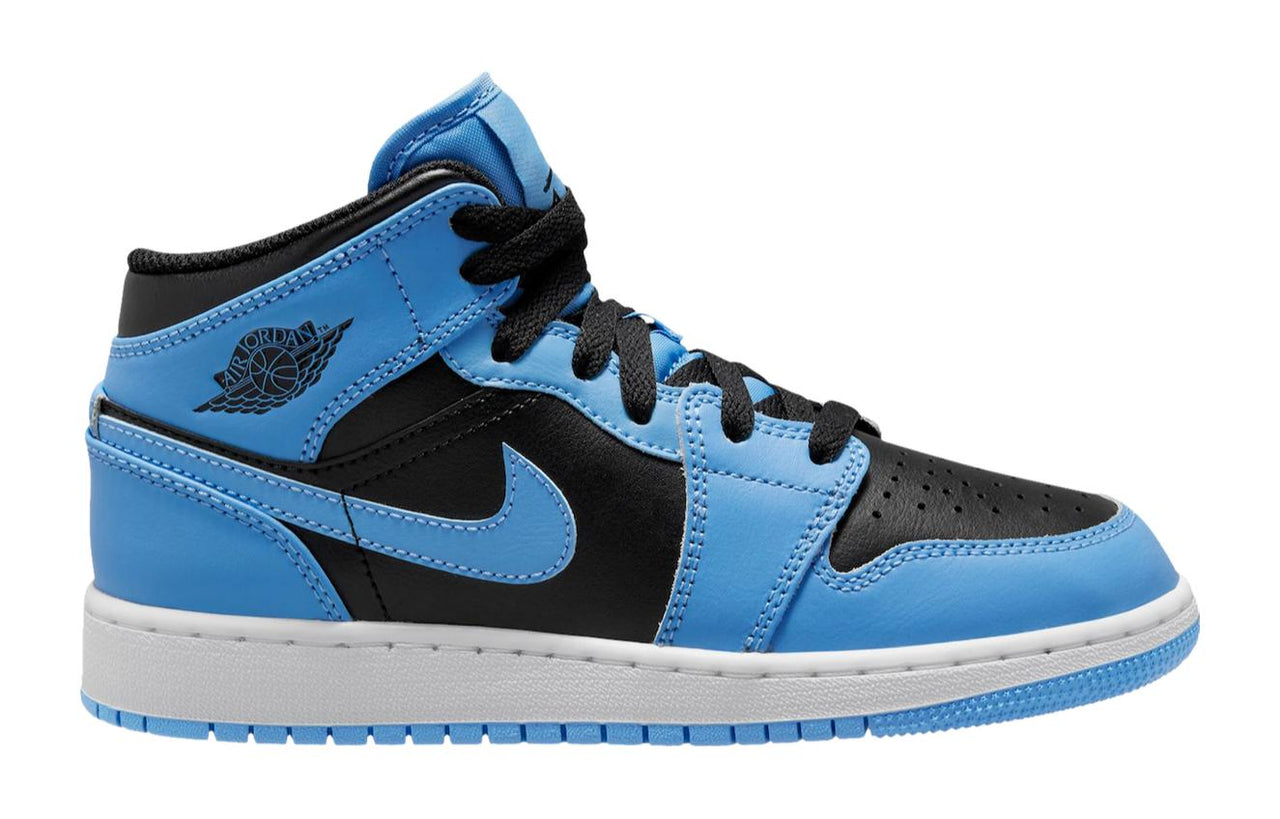 (GS) Air Jordan 1 Mid 'Blue Black' DQ8423-401