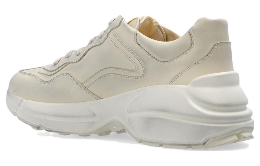 (WMNS) Gucci Rhyton Sneaker With Strawberry Print 'Ivory White' 703814-DRW00-9522