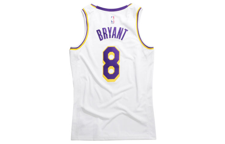 Nike NBA Basketball Sports Jersey Vest SW Fan Edition Lakers Home 8 White CI9503-100