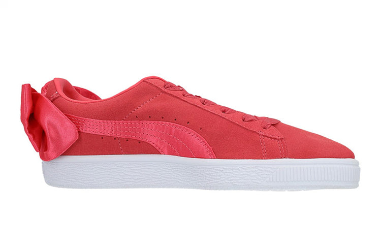 (GS) PUMA Suede Bow 'Red White' 367316-02