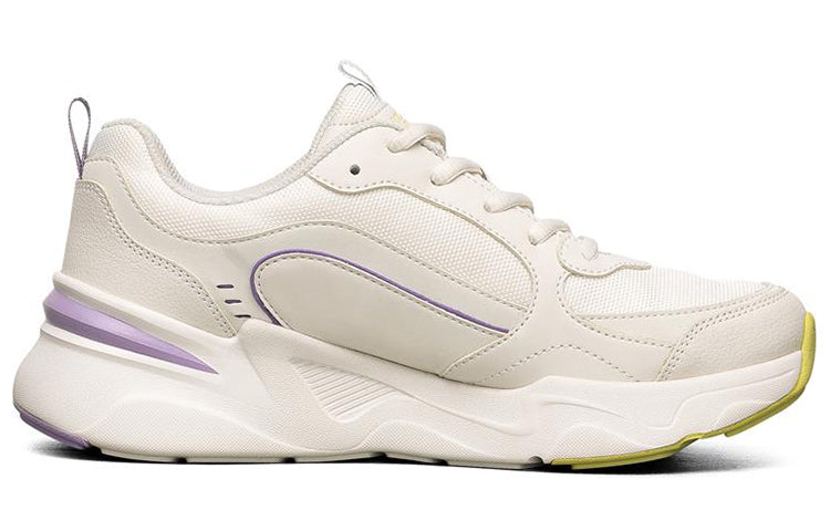 (WMNS) Skechers Bob's Bamina Low-Top Sneakers White/Purple 117040-WPR