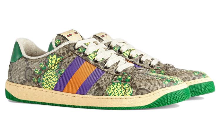 Gucci GG Tropical Patterns Sneakers 'Tan Multi' 673409-UIR20-9791
