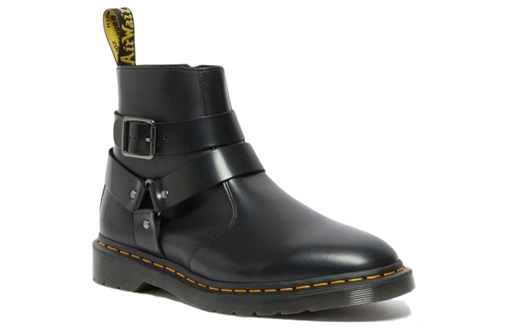 Dr. Martens Jaimes Leather Harness Chelsea Boots 'Black' 27484001