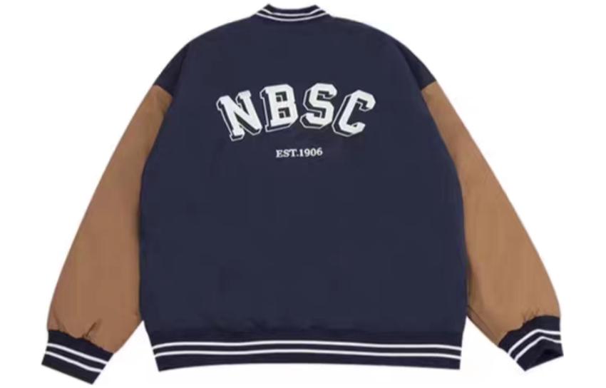 New Balance Vintage Varsity Jacket 'Navy Tan' AMJ34309-ECL
