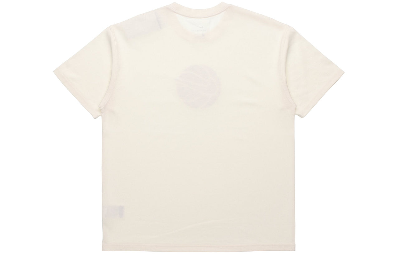 Nike Basketball Loose Sports Round Neck Short Sleeve Creamy White DD0829-901