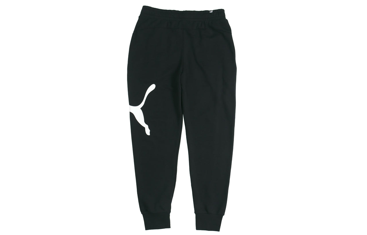 PUMA Big Logo Graphic Pants 'Black' 581037-01
