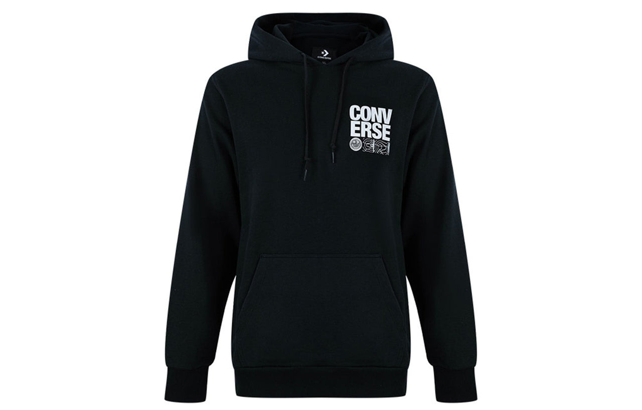 Converse Court Graphic Hoodie 'Black' 10021131-A01