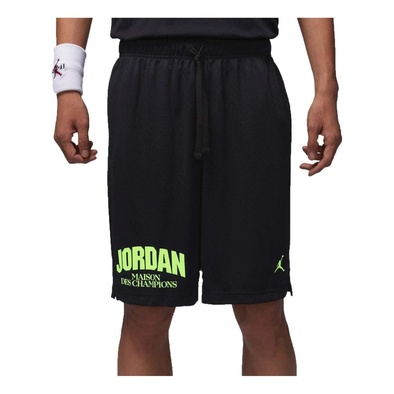 Air Jordan Sport Dri-FIT Shorts Asia Sizing 'Black Neon Yellow' FZ9986-010