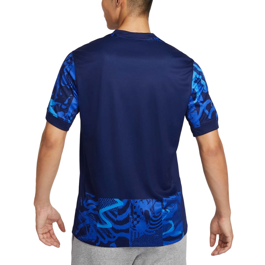 Nike Dri-FIT Atletico Madrid 2024/25 Stadium Third Football Replica Jesrey 'Blue Pink' FQ2021-493