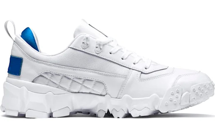 PUMA Trailfox Leather White Blue Yellow 369470-01