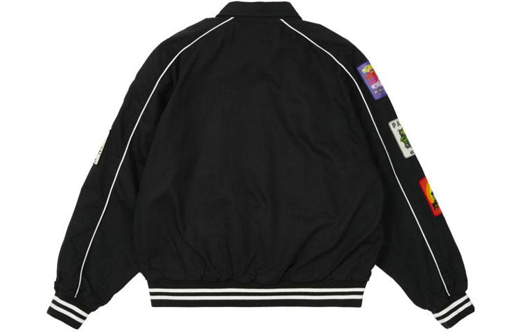 Palace Patches Cotton Bomber 'Black' P22JK155