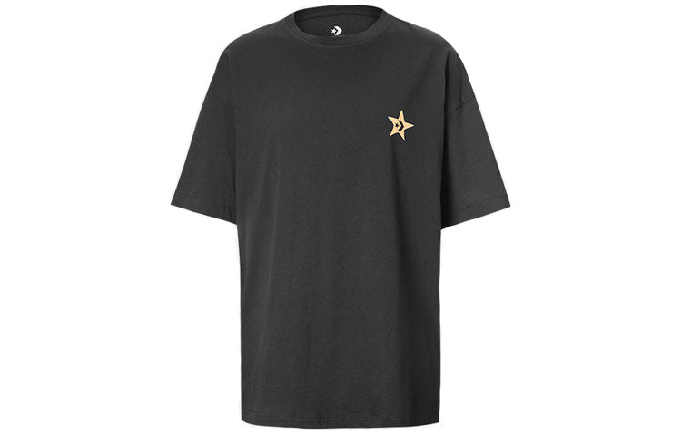 (WMNS) Converse All Star Printing Short Sleeve Black 10019964-001