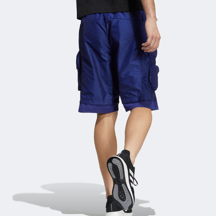 adidas ST POCKET WVSH Sports Cargo Shorts Blue HE3768