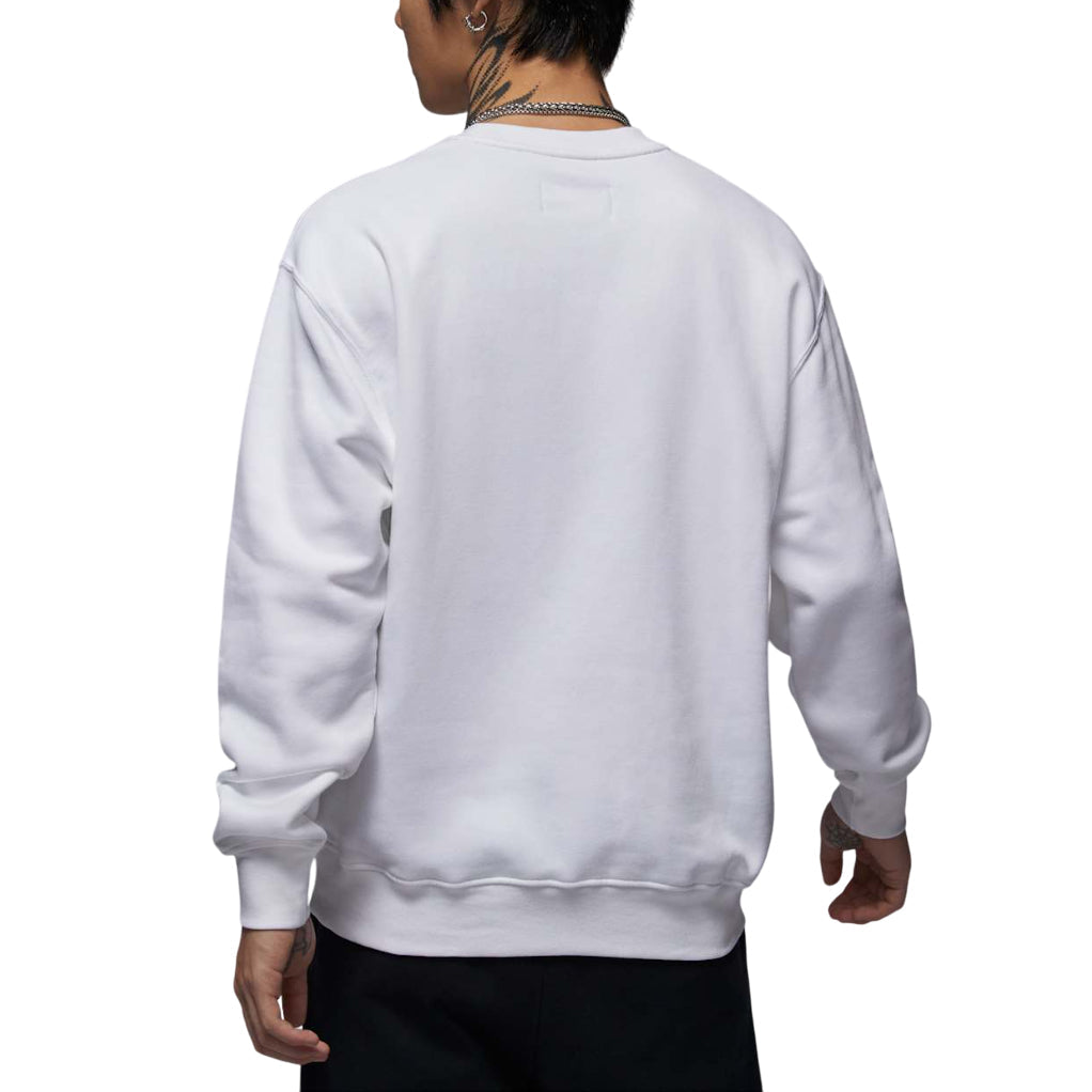 Air Jordan Essentials Fleece Crew Neck Sweatshirt Asia Sizing 'White Legend Blue' FV7461-100