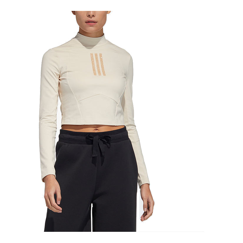 (WMNS) adidas Swarovski Long Sleeve T-Shirt 'White' HB8567