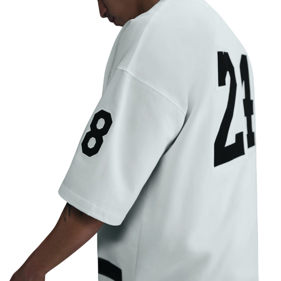 Nike x Kobe Bryant Baseball Jersey Asia Sizing 'White Black' IB0008-133
