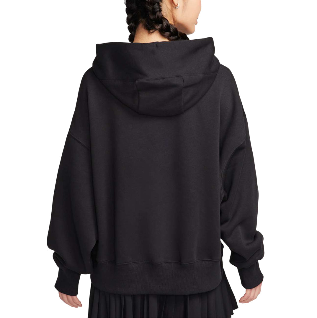 (WMNS) Nike Sportswear Phoenix Fleece Over Oversized Pullover Hoodie Asia Sizing 'Black' DQ5859-010