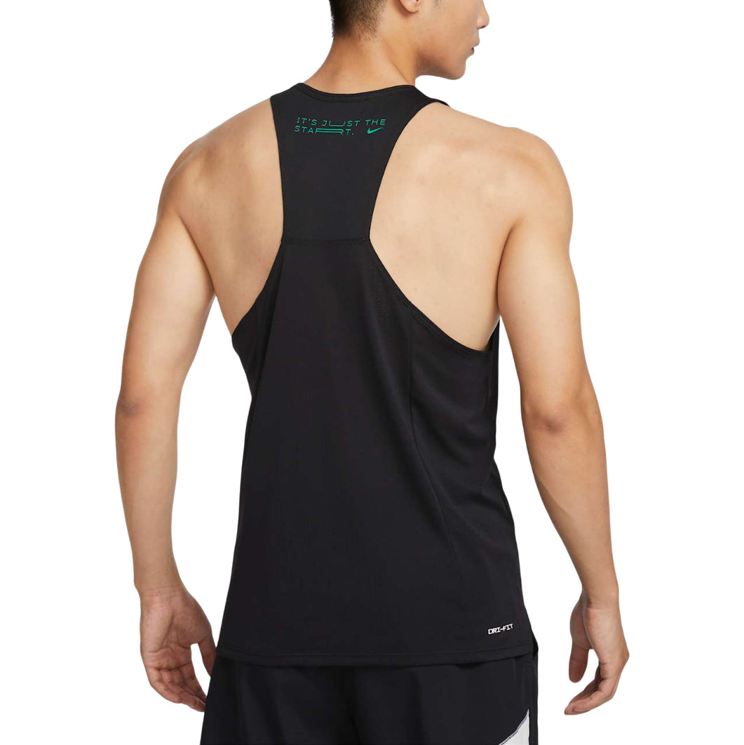 Nike Fast Dri-FIT Running Singlet Asia Sizing 'Kipchoge-Black' FV9611-010