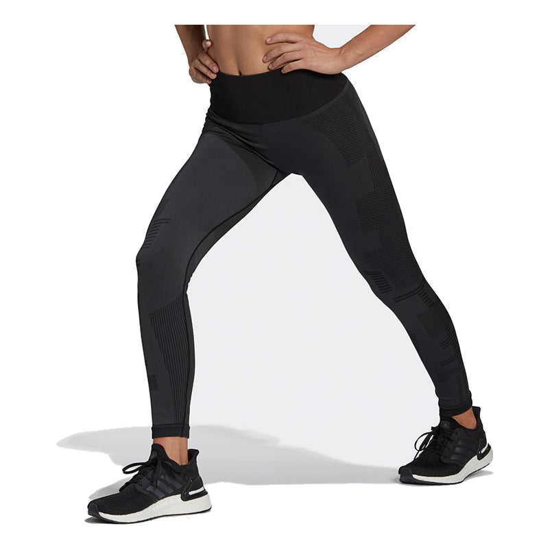 (WMNS) adidas x Karlie Kloss Knit Tights 'Black' HB1437