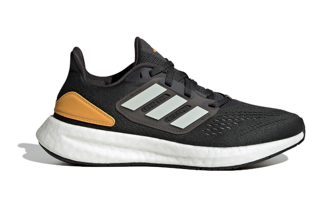 (GS) adidas PureBoost 22 'Carbon Silver Preloved Yellow' IF5544