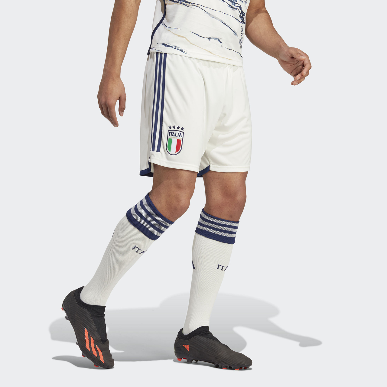 adidas Italy 23 Away Shorts 'Off White' HS9878