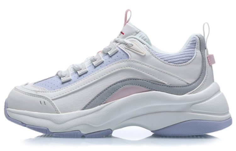 (WMNS) Li-Ning Aurora Skywalk 'White Blue Pink' AGCQ494-2