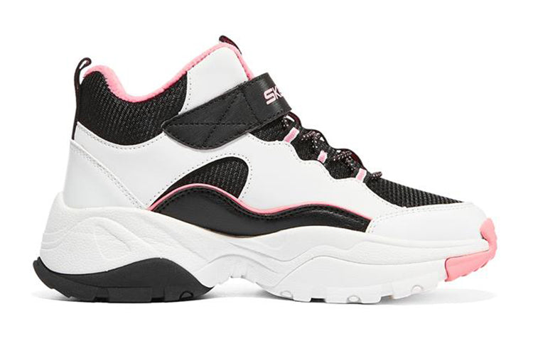 (GS) Skechers Kozmiks 'Black White Pink' 302527L-BKWP